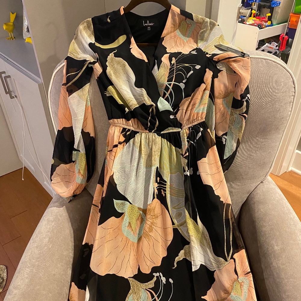 Lulus maxi floral dress